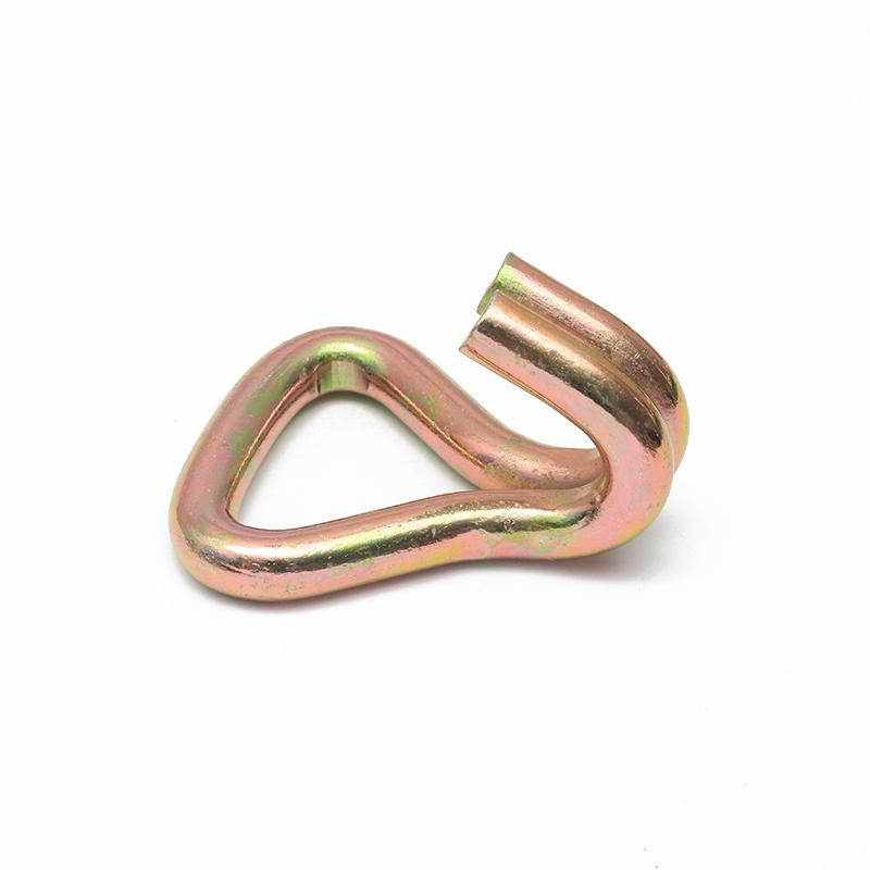 2インチ5000kg/11000lbs黄色の亜鉛メッキダブルメタルJフック