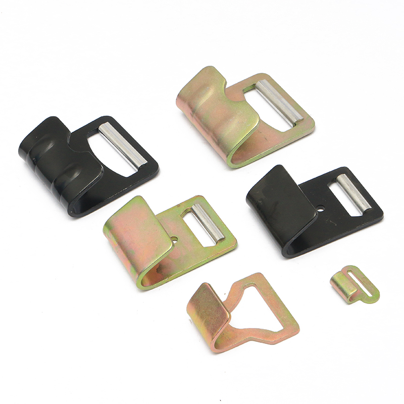 2インチの黒いEコーティングメタルフラットJフック