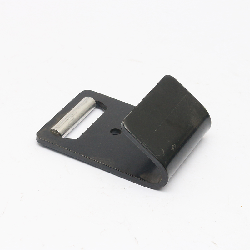 2インチの黒いEコーティングメタルフラットJフック